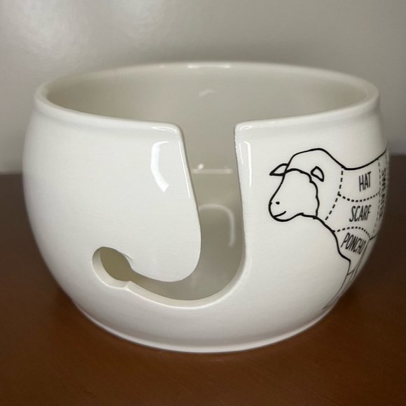 Sheep Parts Yarn Bowl - Picture 4 of 8